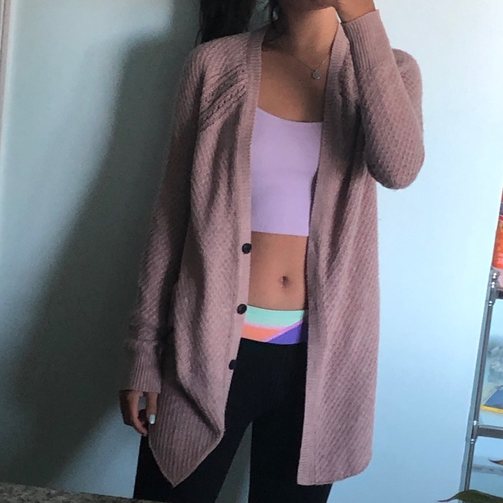 ROSE LIGHT PINK CARDIGAN